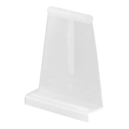 Prime-Line White Vinyl, Spline Channel Pull Tabs, PK100 PL 14619